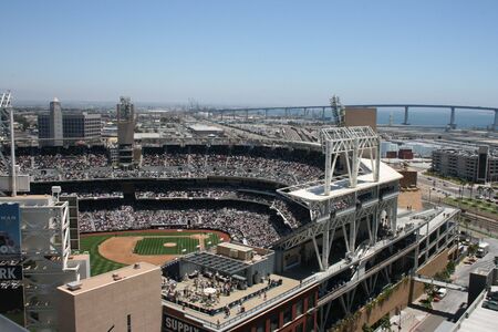 San Diego, California, USA - July, 22nd, 2009 - A game at Petco Park.のeditorial素材