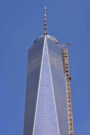 New York City, USA - August 25, 2013 - World Trade Center Tower One のeditorial素材