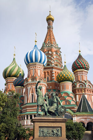 Moscow red square churchの写真素材