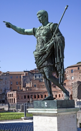 Imperator Gaius Julius Caesar Augustus, first emperor of the Roman Empire, 63 BC-14 ADのeditorial素材