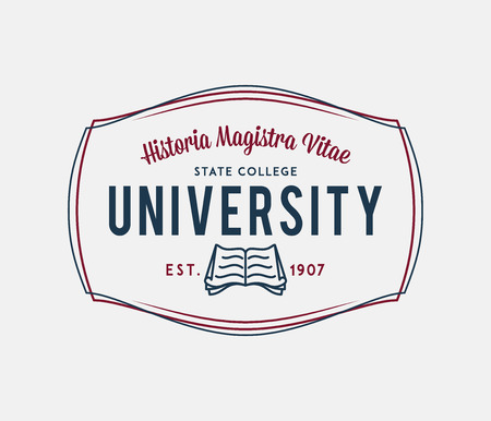 Historia Magistra Vine is a vector illustration about studying and learningのイラスト素材