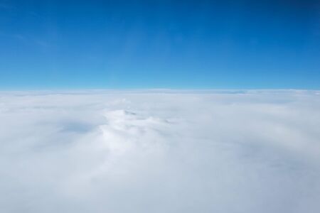 Beautiful Clouds, a view from airplane window