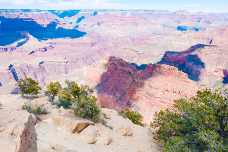 Beautiful view of Grand Canyon National Park ,South Rim in Arizona, United Statesの写真素材