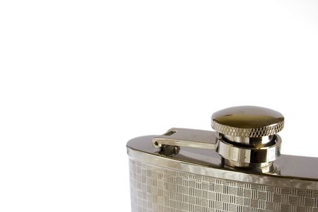 Pocket Canteen in white backgroundの写真素材