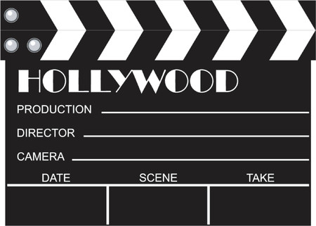 movie clapboardのイラスト素材