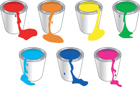 Ink cansのイラスト素材