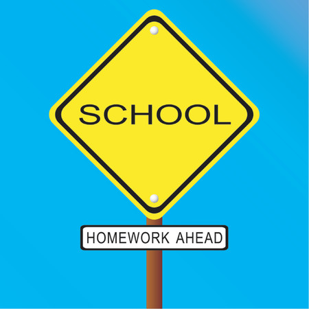 School zone signのイラスト素材