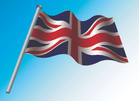 Great Britain flag Union Jack flagのイラスト素材