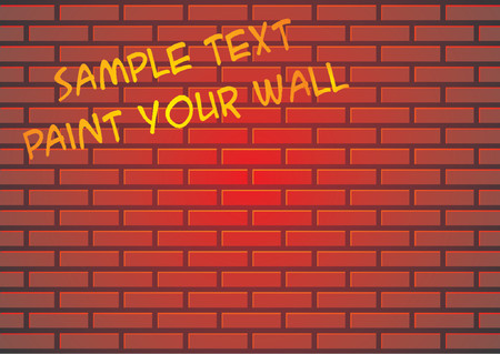 Red brick wall suitable for backgrounds or paint some graffitiのイラスト素材