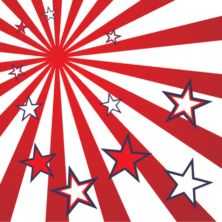 Abstract background with United States stars and stripesのイラスト素材