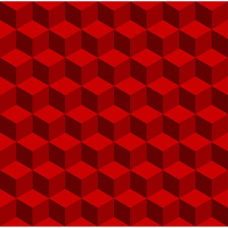 Isometric pattern in three red color tonesのイラスト素材
