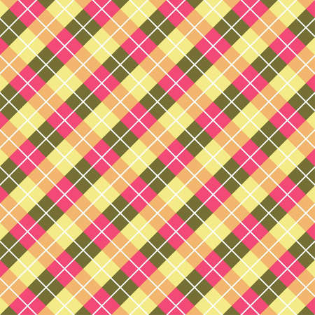 Abstract square pattern with pink and green tonesのイラスト素材