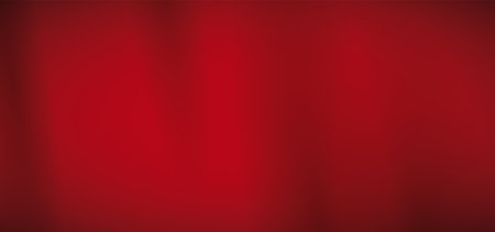 Red waving fabric like theatre curtain. Background design in gradient effect.のイラスト素材