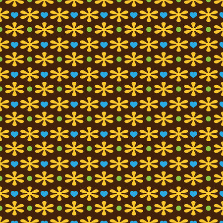 Lovely Flower Background Patternのイラスト素材