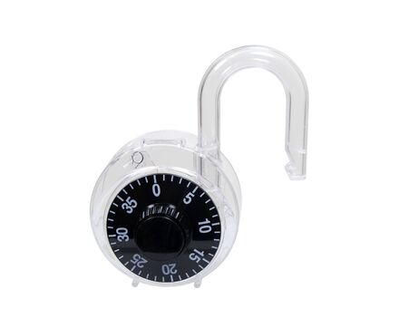 Large padlock used to lock items to keep them secure - includedの写真素材