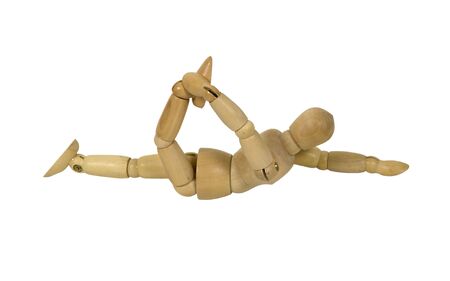 Stretching for gymnatics and tumbling is a graceful array of movement - path includedの写真素材