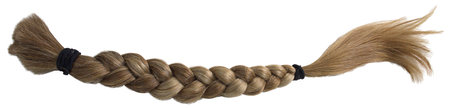 A braid of hair cut off