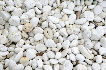 abstract white pebble stones background texture