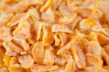 dried tangerine orange closed up NEFの写真素材