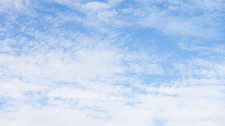 blue sky with cirrocumulus cloud background