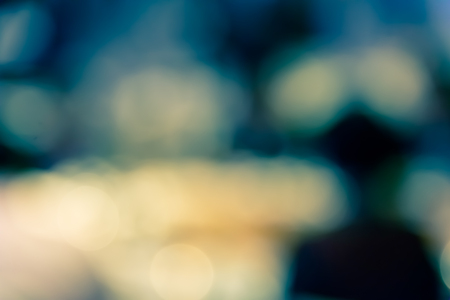 Blur of indoor party silhouette abstract background