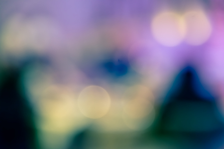 Blur of indoor party with silhouette with abstract bokeh  backgroundの写真素材