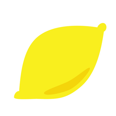 Yellow lemon  vector for download isolated on white backgroundのイラスト素材