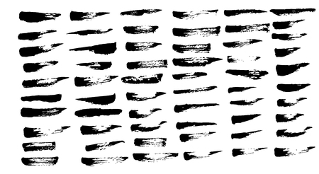 Art brush vector for illustration 60 brushes setのイラスト素材