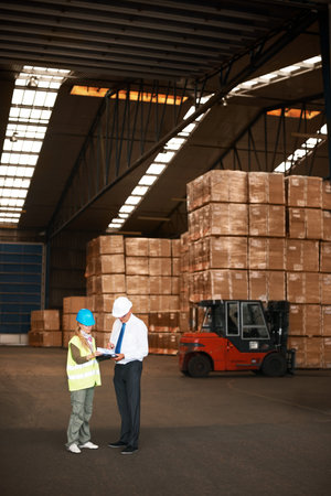 Your goods will have a safe temporary homeの写真素材