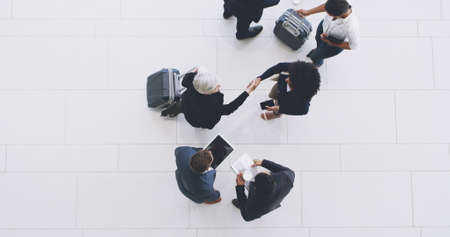 All you have to do is connect with the right peopleの写真素材