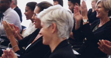 Business advancements deserve a round of applauseの写真素材