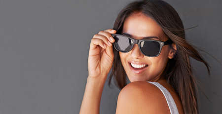 Her shades make her look super sexy