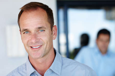 Bringing my A game to the office. Shot of a handsome mature man in an office environment.