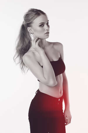 Young beauty and style. Cropped shot of a gorgeous young woman in the studio.