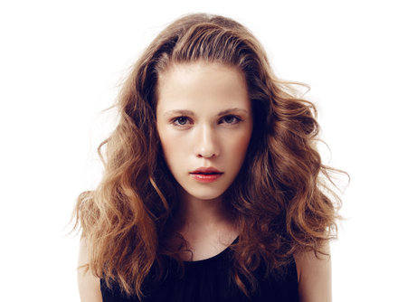Perfect beauty. Portrait of a gorgeous young woman.