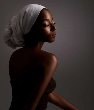 She doesnt have a care in the world. Profile shot of a gorgeous young woman.