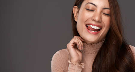 True beauty comes from being yourself. Cropped shot of an attractive young woman making a face in...