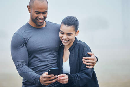 What do you think of this shot. Shot of a young couple spending time together during training while...