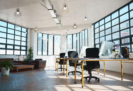 This is where we break the mold. Shot of a modern design office with no people in it.