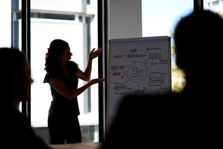 Determined to make great things happen together. Cropped shot of a businesswoman giving a...