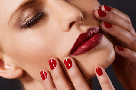 She has perfect features. Cropped shot of a beautiful young womans face.の写真素材