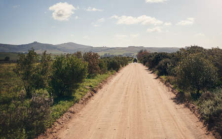 The muddiest road may end up somewhere amazing. Shot of an empty farm.