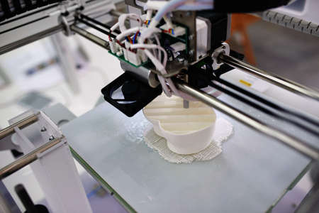 This is the way of the future. Shot of a 3d printer.の写真素材