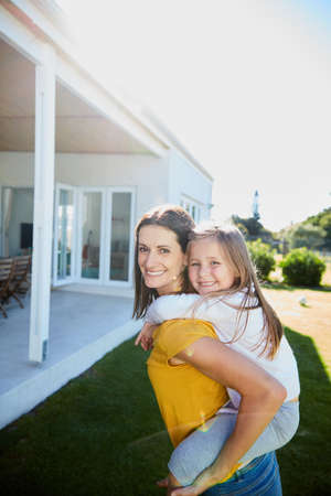 Kids know what it means to truly live. Cropped shot of a single mother spending time with her daughter.の写真素材