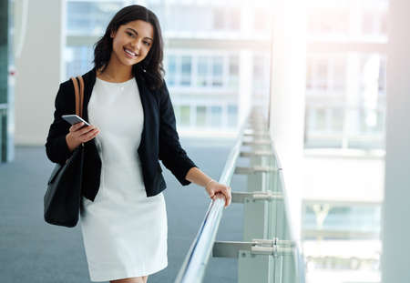 Every day is smiling day if you love your job. Cropped portrait of an attractive young businesswoman...