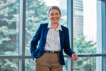 Everything works out when you have a positive mindset. Portrait shot of mature businesswoman...