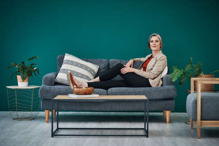 All work and no play never helped anyone. Full length portrait of an attractive mature businesswoman...