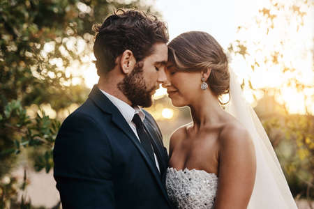 Because we cant imagine being without each other. Shot of a happy young couple standing together on...