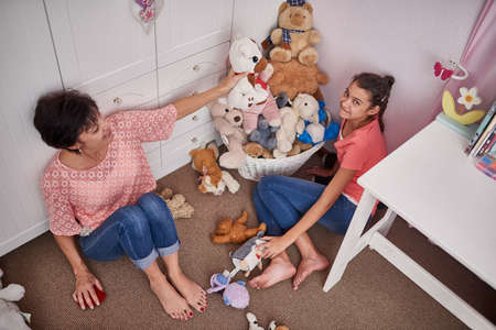 Spending some quality time together. Portrait of a mother and daughter spending some quality time...