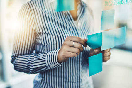 Put your ideas forth and watch success happen. Closeup shot of an unrecognizable businesswoman...